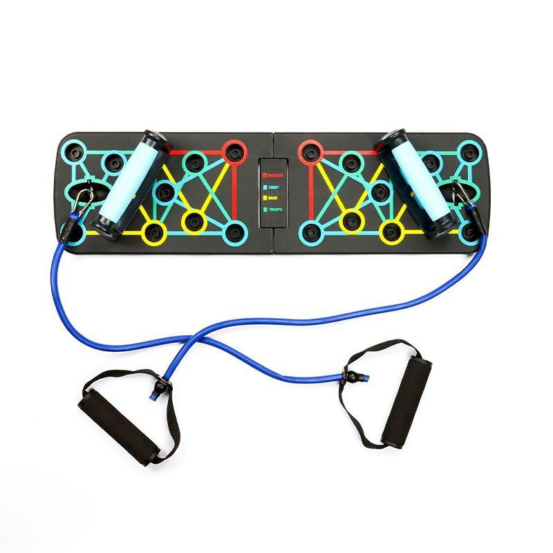 Multifunctional Push-Up Board with Resistance Bands(BF002)
