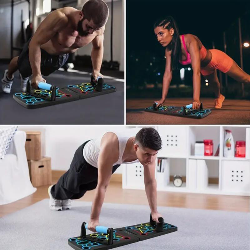Multifunctional Push-Up Board with Resistance Bands(BF002)
