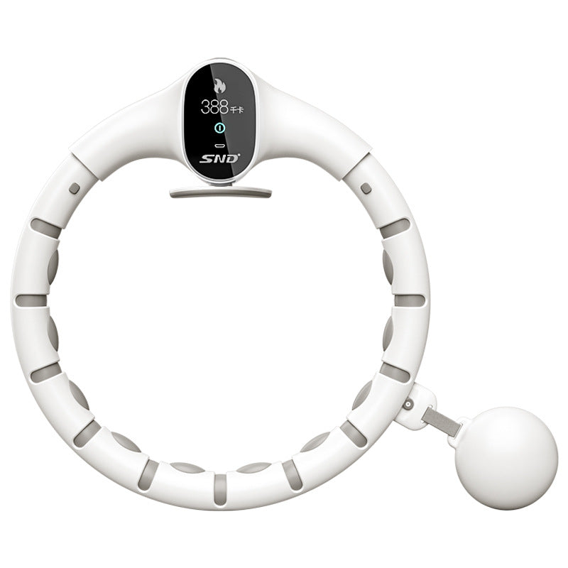 AutoSpin Pro Fitness Hula Hoop - Women's Weighted Abdominal Toner with App Connectivity & Drop-Free Design