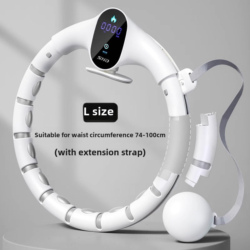AutoSpin Pro Fitness Hula Hoop - Women's Weighted Abdominal Toner with App Connectivity & Drop-Free Design