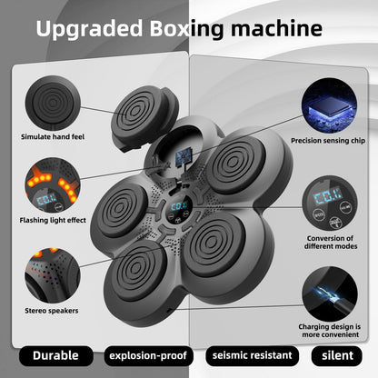 PowerHit Smart Music Boxing Target - Bluetooth - connected, APP - controlled, Multi - mode Training Fitness Wonder（MBT001）