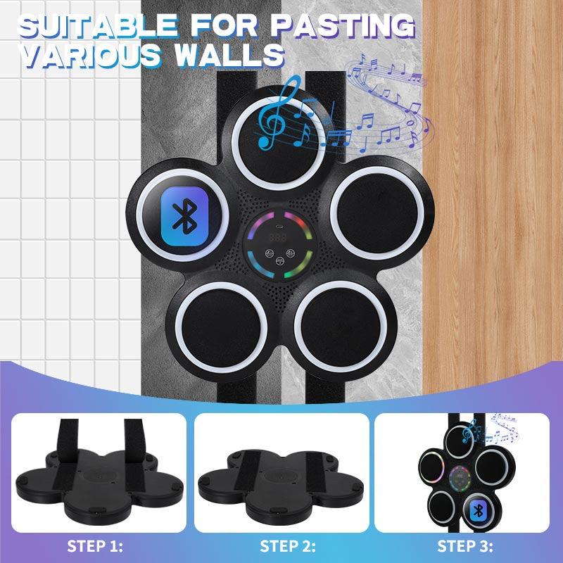 PowerHit Smart Music Boxing Target - Compatible with Smart Devices, Automatically Track Training Data, the First Choice for Home Fitness（MBT002）
