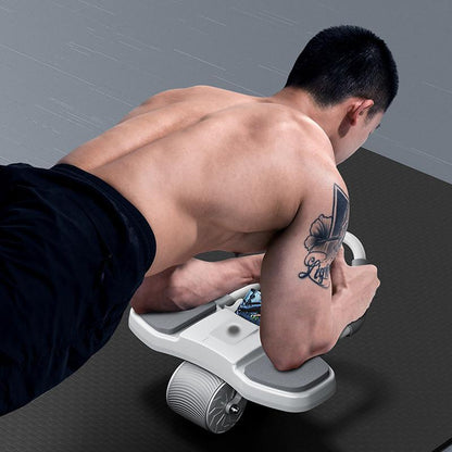 Ergonomic Core Ab Roller – With Support Handles and Phone Holder（BF001）