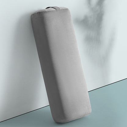 Vacuum-Sealable Iyengar Yoga Bolster Pillow - Rectangular Yin Yoga Prop for Beginners with Cervical/Lumbar Support (Adjustable Compression)